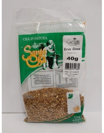 CHA ERVA DOCE 40G SANTO CHA
