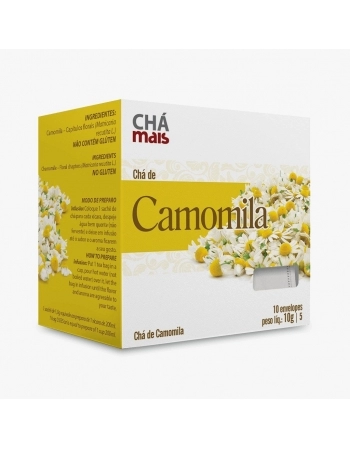 CHA COM 10 SACHES CAMOMILA 10G CHA MAIS