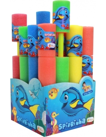 SPIRRINHA FUNDO DO MAR 29CM COM 16 GELELE SLIME