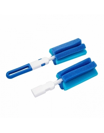 ESCOVA LIMPEZA COM ESPONJA R7082/01 AZUL LOLLY