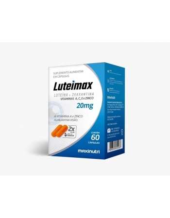 LUTEIMAX (LUTEINA+ZEXANTINA) 20MG COM 60 CPS MAXINUTRI