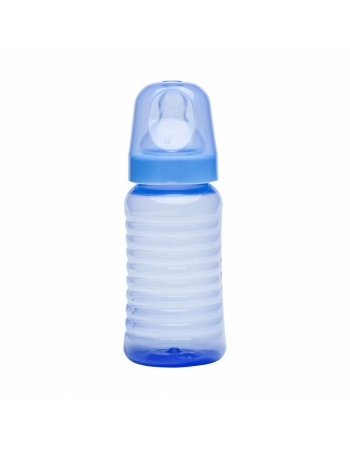 MAMADEIRA BICO SILICONE ORTODONTICO 340ML R10068/01 AZUL