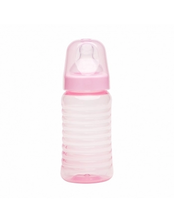 MAMADEIRA BICO SILICONE ORTODONTICO 340ML R10068/01 ROSA