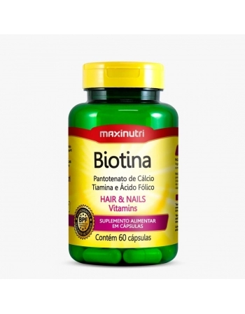 BIOTINA + (VIT. B1, B5, AC. FOLICO) C/60.
