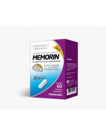 MEMORIN (FOSFORO + VITAMINAS) COM 60 CAPS MAXINUTRI