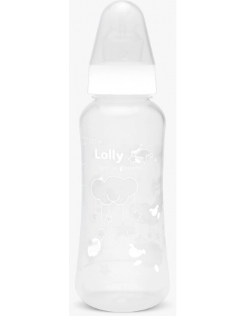 MAMADEIRA BICO SILICONE ORTODONTICO 250ML R3062/01 BRANCA LOLLY