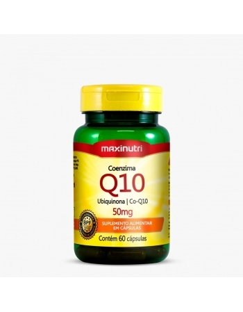 COENZIMA Q10 50MG COM 60 CAPS MAXINUTRI