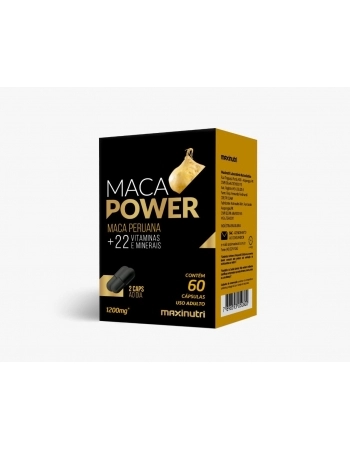 MACA POWER 1200MG C/ 60 CAPS MAXINUTRI