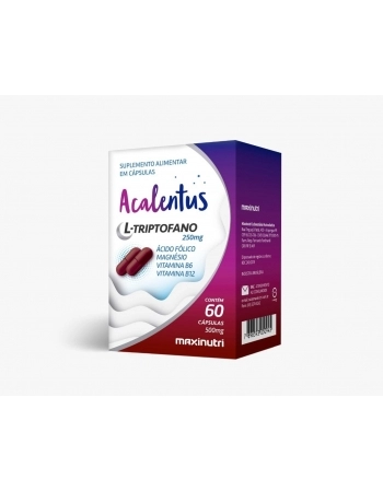 ACALENTUS (L-TRIPTOFANO) 250MG COM 60 MAXINUTRI