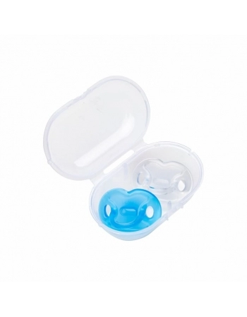CHUPETA SILICONE T1 ORTODONTICO C/2UN R6014/02 AZUL
