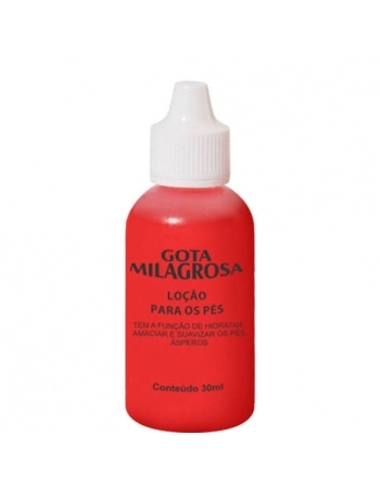 LOCAO PARA PES GOTA MILAGROSA 30ML NATTY VIDA COSMETICOS