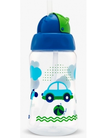 COPO VIVA COM CANUDO 330ML R7198/00 AZUL LOLLY