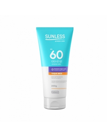 PROTETOR SOLAR FPS 60 SUNLESS 200G FARMAX