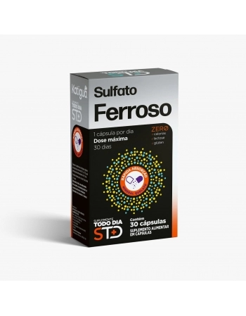 STD SULFATO FERROSO 30CAPS KATIGUA