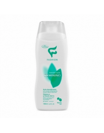 SABONETE LIQUIDO FEMININO MENTA 180 ML FASHION