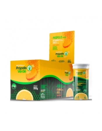 PASTILHA EFERVESCENTE DE PROPOLIS VERDE DISPLAY C/10UN SMELLS