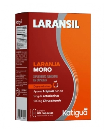 LARANSIL LARANJA MORO C/60 CAPS KATIGUA