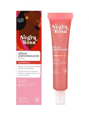 SERUM UNIFORMIZADOR FACIAL ANTIMARCAS NEGRA ROSA 30ML FARMAX