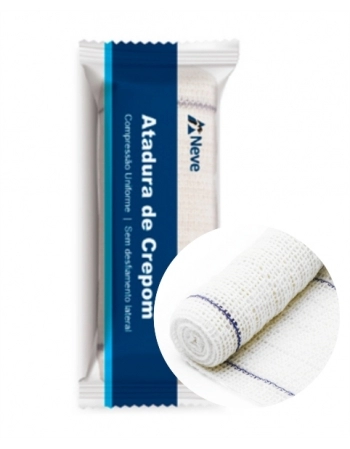 ATADURA CREPE 08CMX1,8M 13 FIOS COM 12 NEVE