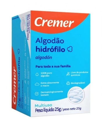 ALGODAO 25G CX CREMER