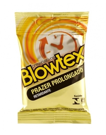 PRESERVATIVO BLOWTEX COM 3 RETARDANTE BLOWTEX