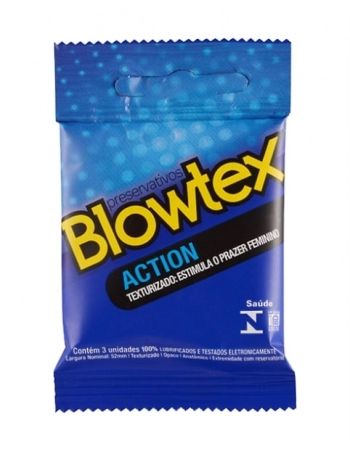 PRESERVATIVO BLOWTEX COM 3 ACTION BLOWTEX