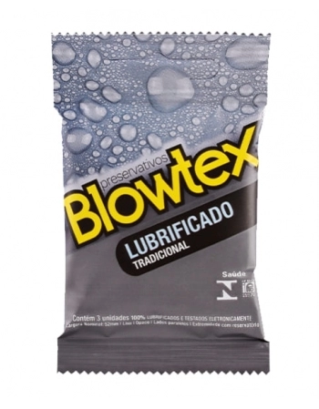 PRESERVATIVO BLOWTEX COM 3 LUBRIFICADO BLOWTEX