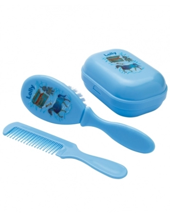 KIT BANHO ZOO SABONETEESC.PEN R7151/01 AZUL LOLLY