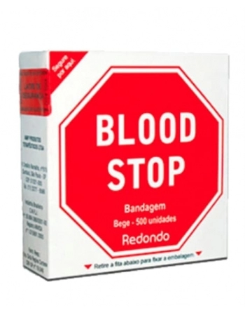 CURATIVO PARA APLICACAO BLOOD STOP COM 500 AMP