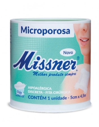 FITA MICROPOROSA 5X4,5 BRANCO MISSNER