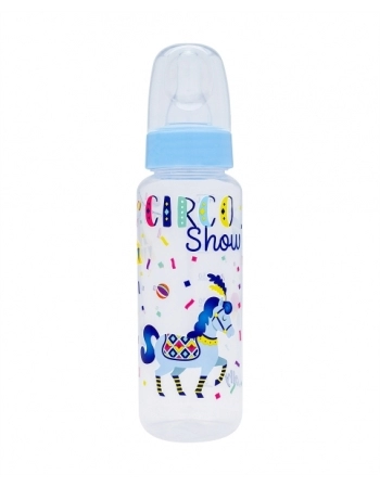 MAMADEIRA BICO REDONDO 240ML R1370/00 AZUL LOLLY