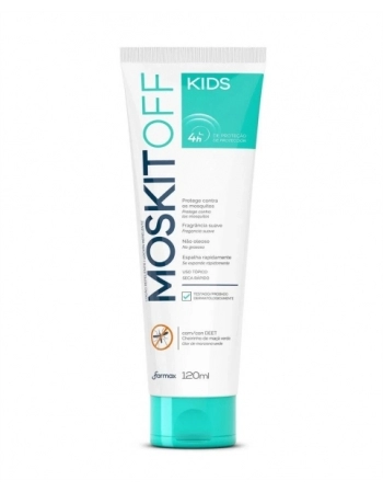 REPELENTE MOSKITOFF 120ML LOCAO KIDS FARMAX