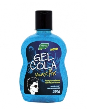 GEL COLA FIXADOR FRASCO 250G AZUL 588 PHARMATURA