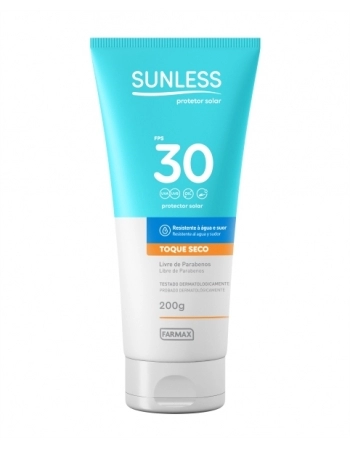 PROTETOR SOLAR FPS 30 SUNLESS 200G FARMAX