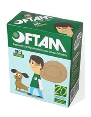 OFTAM PROTETOR OCULAR INFANTIL P COM 20 AMP