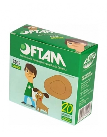 OFTAM PROTETOR OCULAR ADULTO G COM 20 AMP