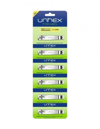 CORTADOR DE UNHA UNHEX JUMBO COM 6 MERHEJ MEREJE