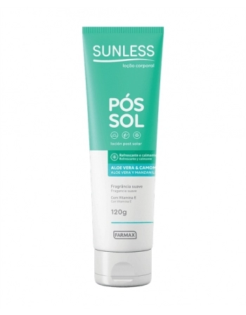 LOCAO POS SOL ALOE VERA SUNLESS 120ML