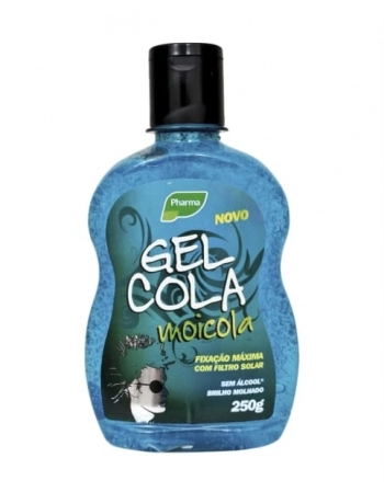 GEL COLA MOICOLA FRASCO 250G AZUL 716 PHARMATURA