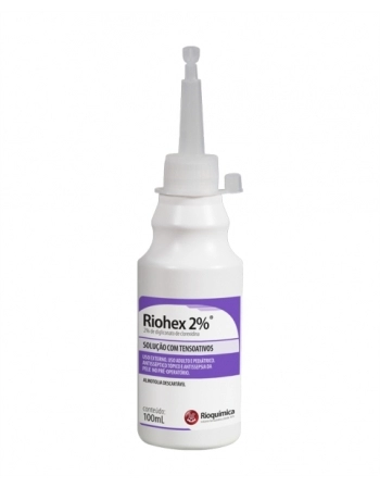RIOHEX CLOREXIDINA 2% DEGERMANTE 100ML ALMOTOLIA RIOQUIMICA