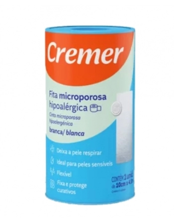 FITA MICROPOROSA 10X4,5 BRANCO CREMER