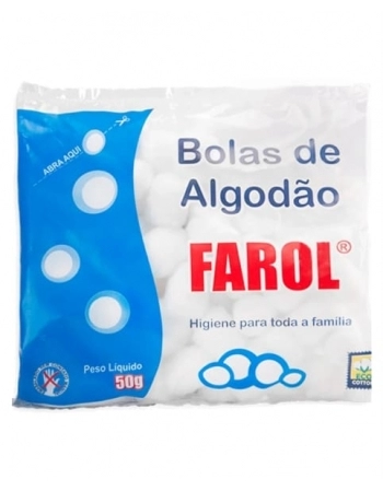 ALGODAO 50G BOLAS FAROL