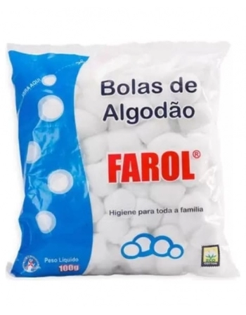 ALGODAO 100G BOLAS FAROL
