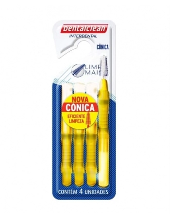 ESCOVA INTERDENTAL CONICA C/4UN DENTALCLEAN