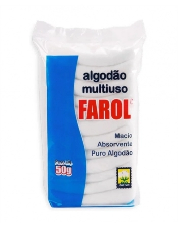 ALGODAO 50G MULTI USO FAROL