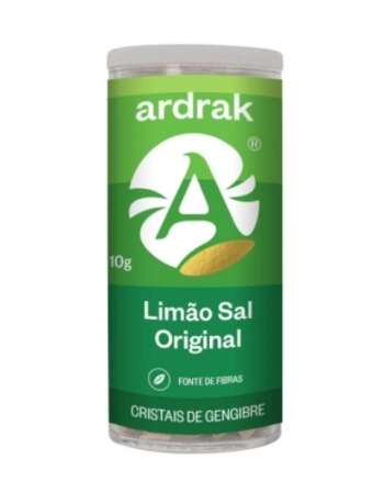 CRISTAIS DE GENGIBRE ARDRAK LIMAO SAL 10G ARDRAK