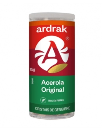 CRISTAIS DE GENGIBRE ARDRAK ACEROLA DOCE 15G ARDRAK