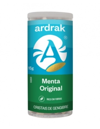 CRISTAIS DE GENGIBRE ARDRAK MENTA DOCE 15G ARDRAK