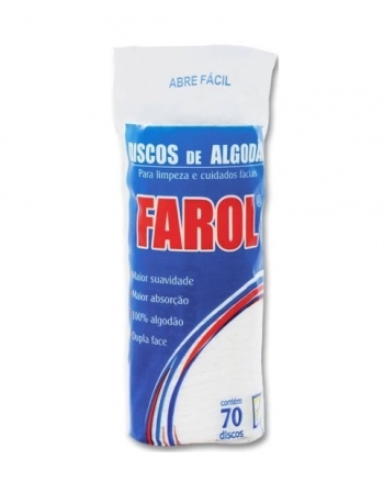 ALGODAO EM DISCOS COM 70 FAROL