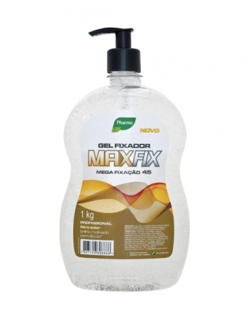 GEL FIXADOR MAX-FIX FRASCO 1KG INCOLOR 483 PHARMATURA